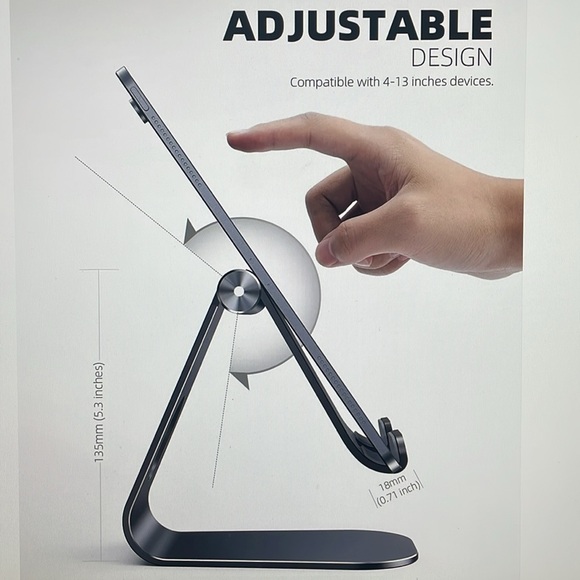 NWOT Lamicall adjustable foldable tablet and phone stand - Picture 8 of 9